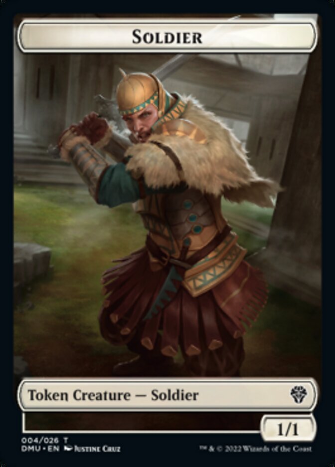 Soldier Token [Dominaria United Tokens] | Silver Goblin