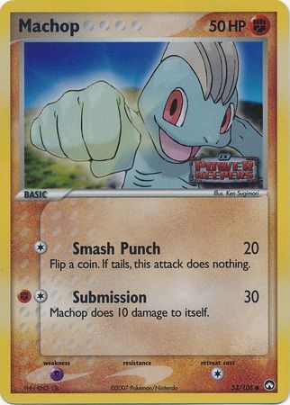 Machop (53/108) (Stamped) [EX: Power Keepers] | Silver Goblin