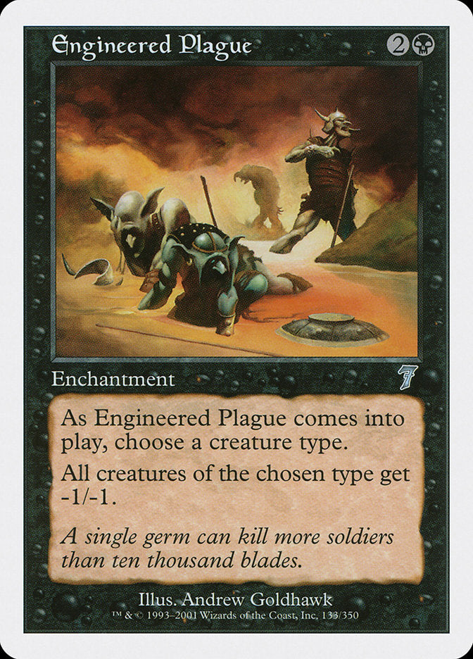 Engineered Plague [Seventh Edition] | Silver Goblin