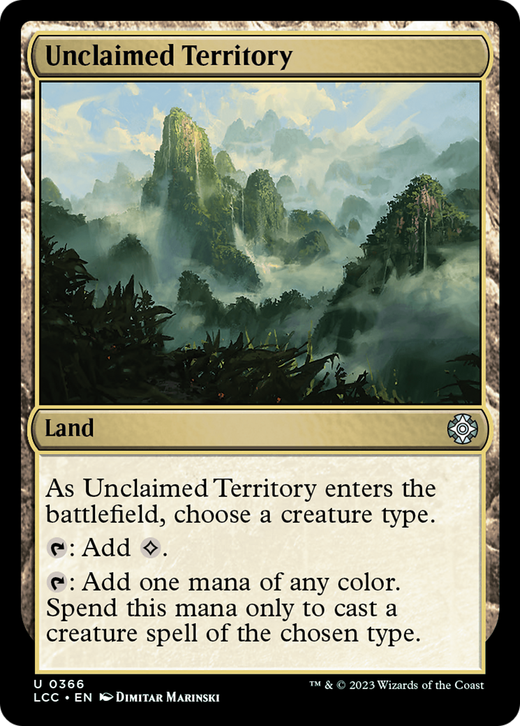 Unclaimed Territory [The Lost Caverns of Ixalan Commander] | Silver Goblin