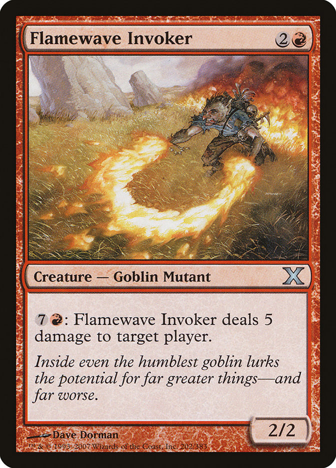 Flamewave Invoker [Tenth Edition] | Silver Goblin