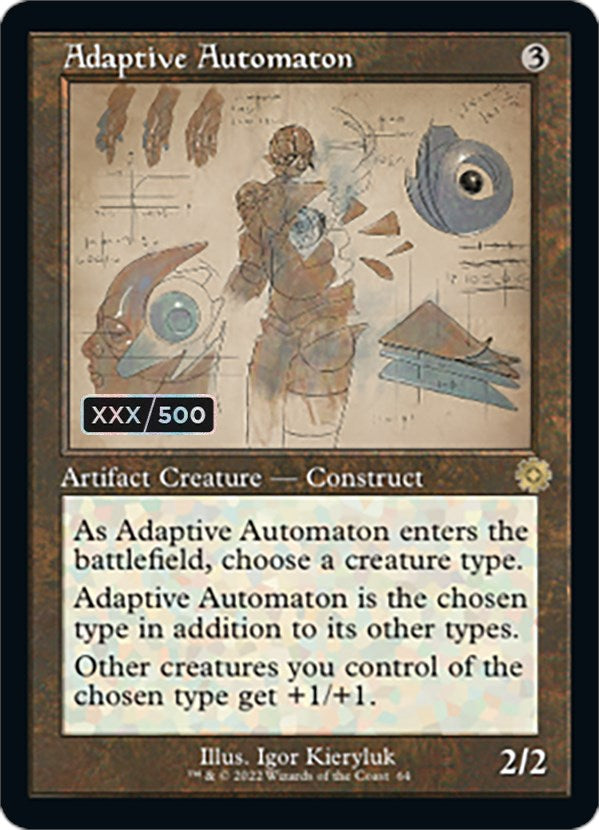 Adaptive Automaton (Retro Schematic) (Serialized) [The Brothers' War Retro Artifacts] | Silver Goblin
