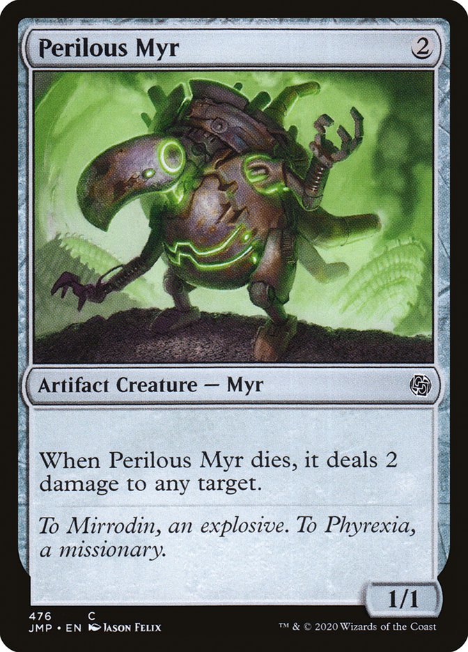 Perilous Myr [Jumpstart] | Silver Goblin