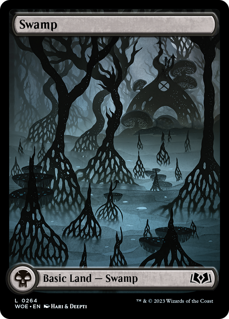 Swamp (264) (Full-Art) [Wilds of Eldraine] | Silver Goblin