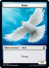Bird // Spirit Double-Sided Token [Kaldheim Commander Tokens] | Silver Goblin