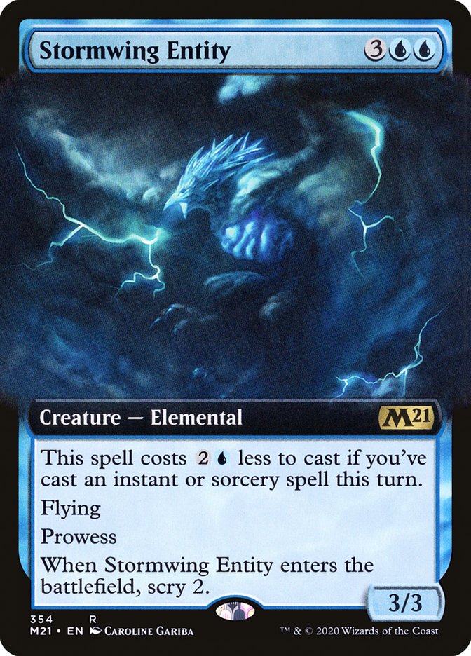 Stormwing Entity (Extended Art) [Core Set 2021] | Silver Goblin