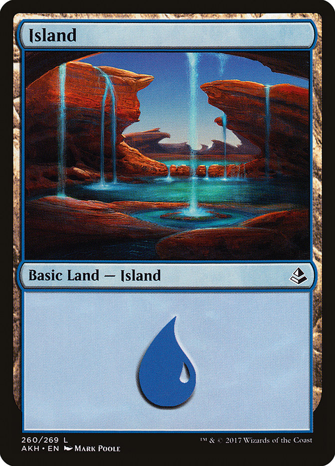 Island (260) [Amonkhet] | Silver Goblin