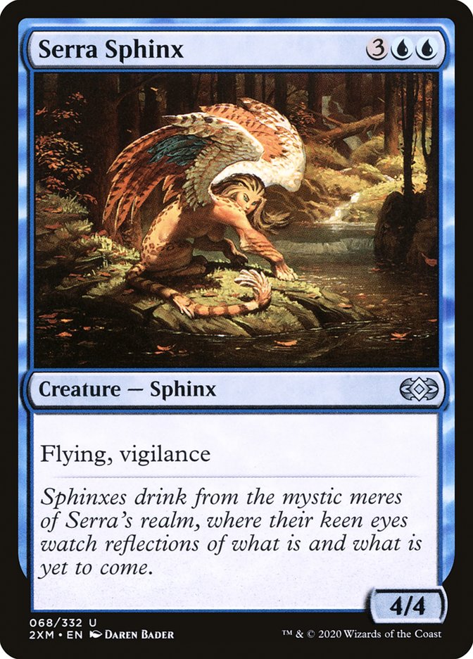 Serra Sphinx [Double Masters] | Silver Goblin