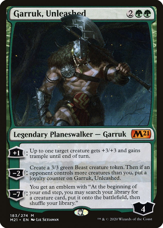 Garruk, Unleashed [Core Set 2021] | Silver Goblin