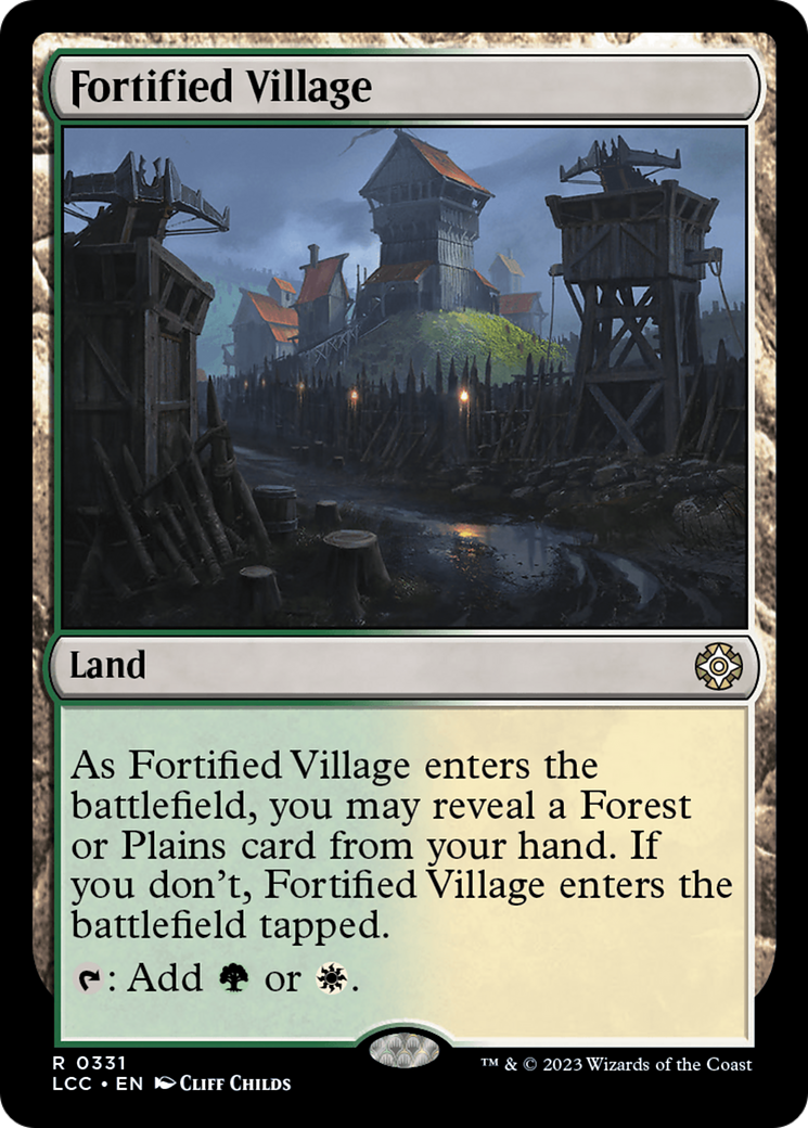 Fortified Village [The Lost Caverns of Ixalan Commander] | Silver Goblin