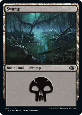 Swamp (106) [Jumpstart 2022] | Silver Goblin