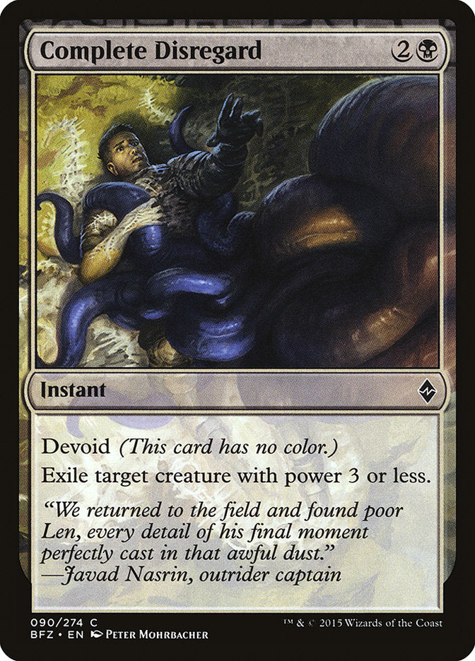 Complete Disregard [Battle for Zendikar] | Silver Goblin