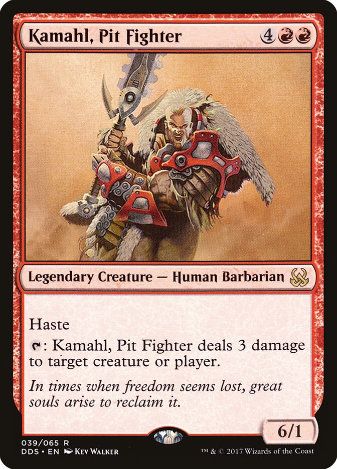 Kamahl, Pit Fighter [Duel Decks: Mind vs. Might] | Silver Goblin