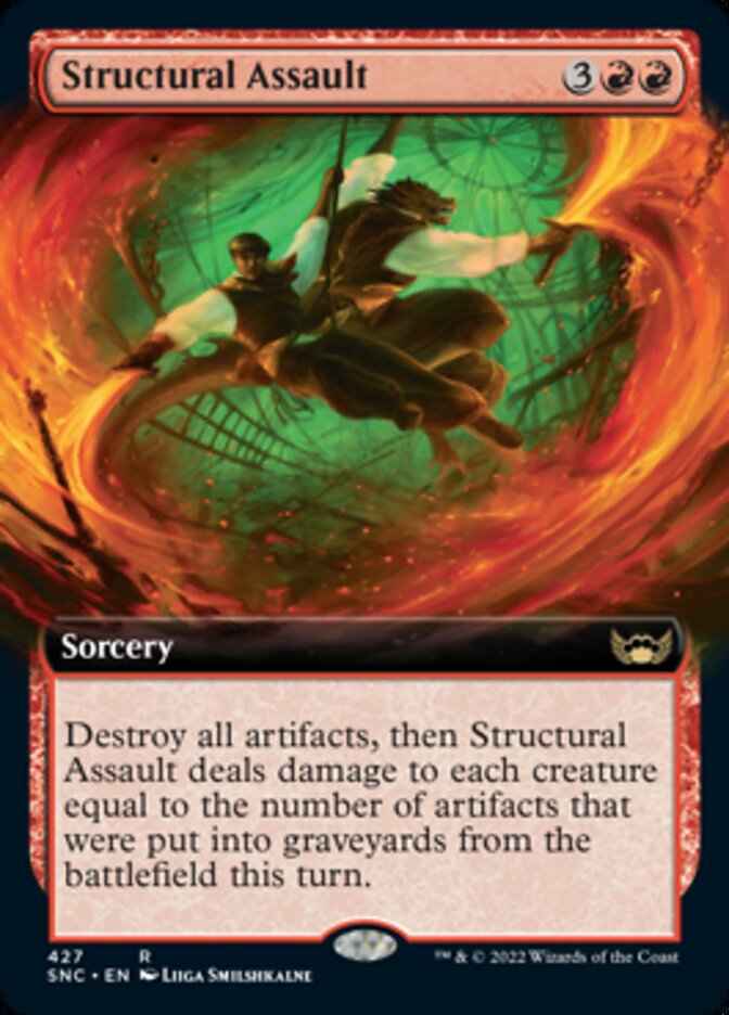 Structural Assault (Extended Art) [Streets of New Capenna] | Silver Goblin
