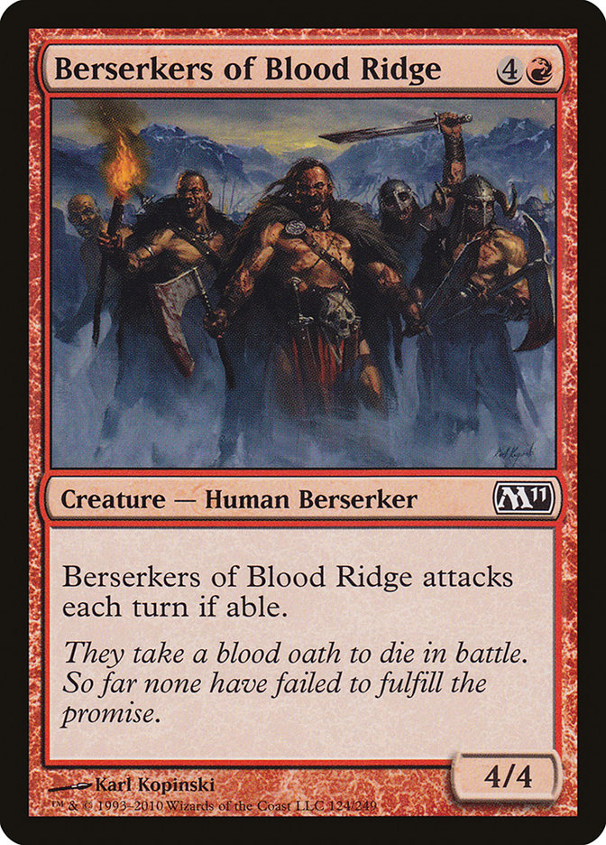 Berserkers of Blood Ridge [Magic 2011] | Silver Goblin