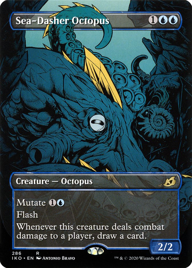 Sea-Dasher Octopus (Showcase) [Ikoria: Lair of Behemoths] | Silver Goblin