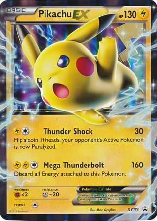 Pikachu EX (XY174) (Jumbo Card) [XY: Black Star Promos] | Silver Goblin