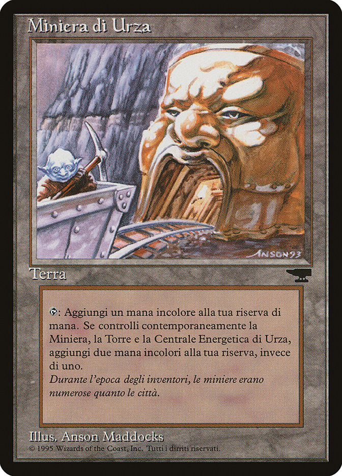 Urza's Mine (Pulley) (Italian) - "Miniera di Urza" [Rinascimento] | Silver Goblin