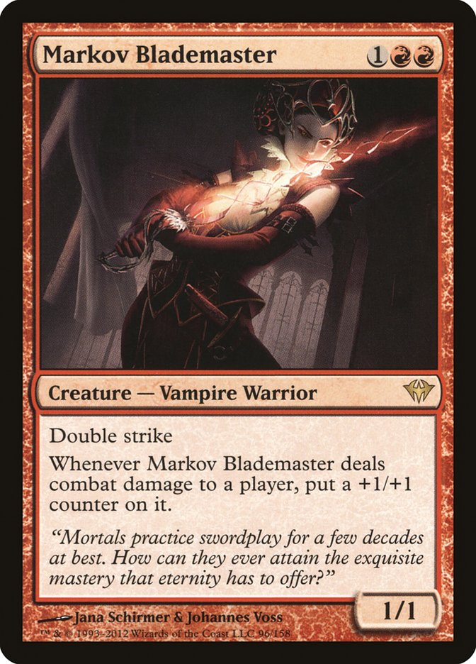 Markov Blademaster [Dark Ascension] | Silver Goblin