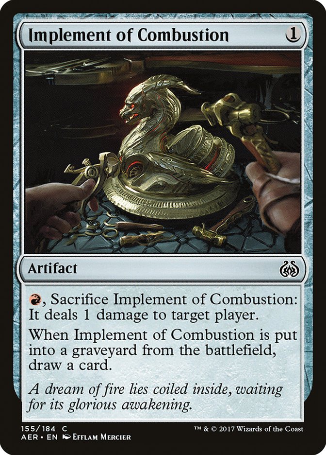 Implement of Combustion [Aether Revolt] | Silver Goblin