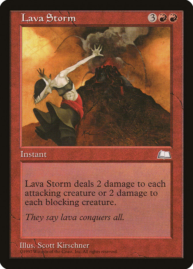 Lava Storm [Weatherlight] | Silver Goblin