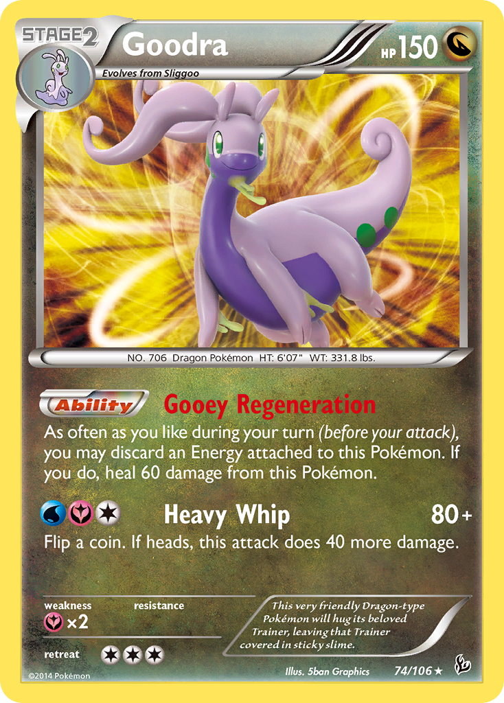 Goodra (74/106) [XY: Flashfire] | Silver Goblin