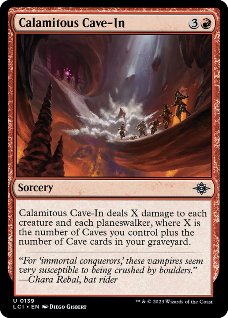 Calamitous Cave-In [The Lost Caverns of Ixalan] | Silver Goblin