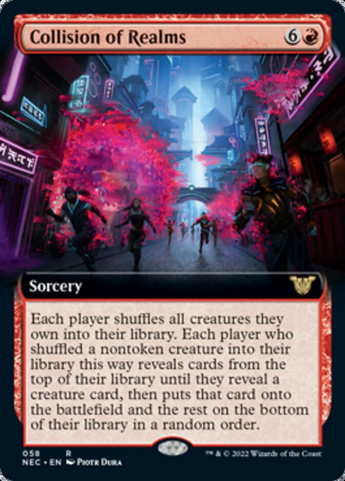 Collision of Realms (Extended Art) [Kamigawa: Neon Dynasty Commander] | Silver Goblin