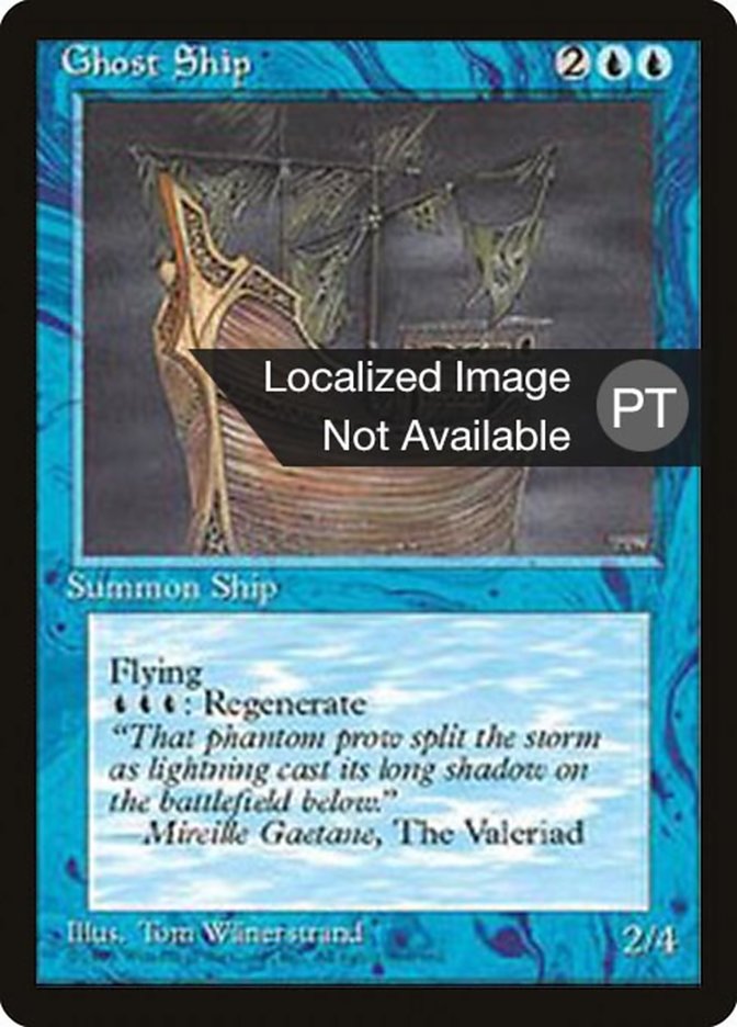 Ghost Ship [Fourth Edition (Foreign Black Border)] | Silver Goblin