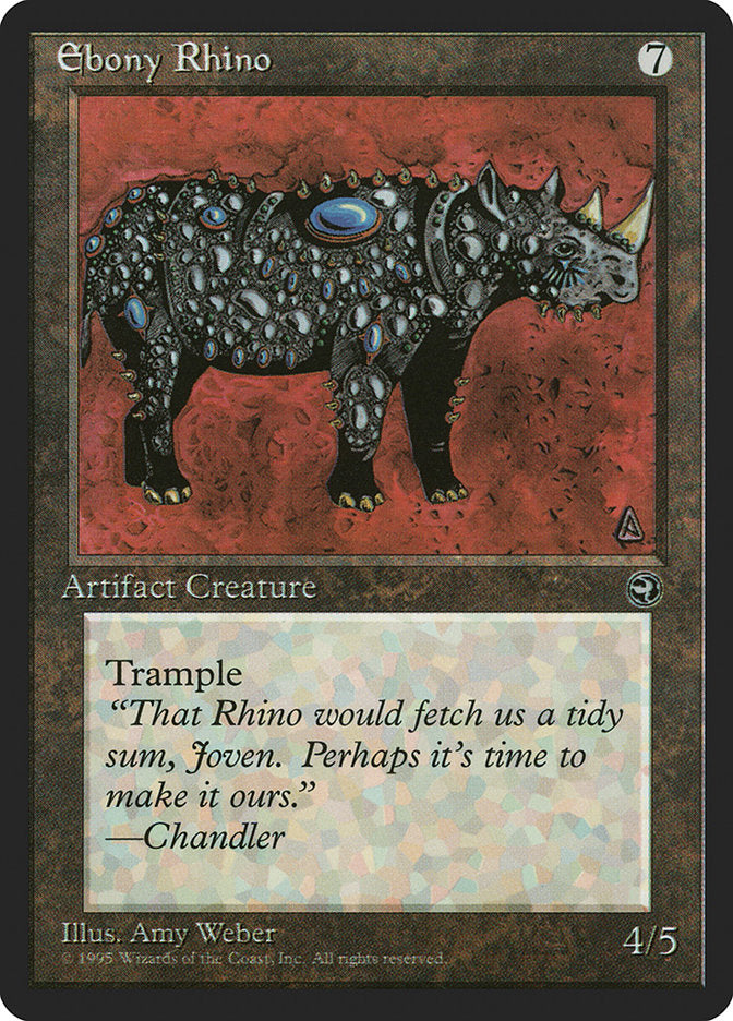 Ebony Rhino [Homelands] | Silver Goblin
