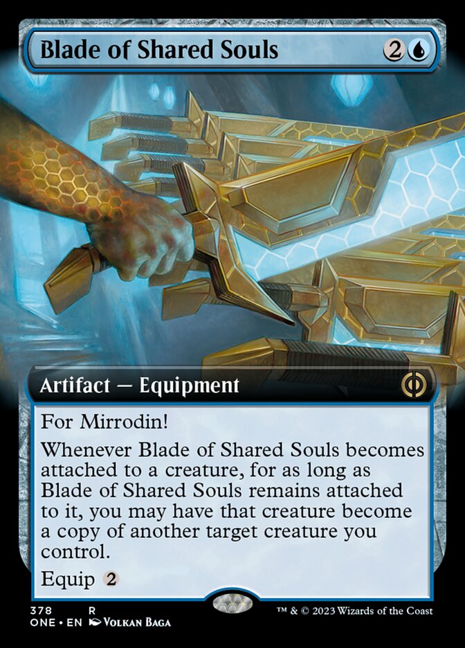 Blade of Shared Souls (Extended Art) [Phyrexia: All Will Be One] | Silver Goblin