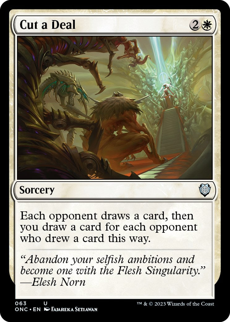 Cut a Deal [Phyrexia: All Will Be One Commander] | Silver Goblin
