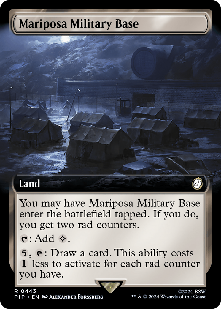 Mariposa Military Base (Extended Art) [Fallout] | Silver Goblin