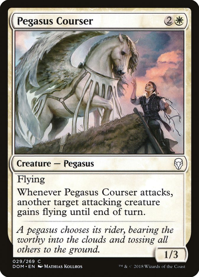 Pegasus Courser [Dominaria] | Silver Goblin