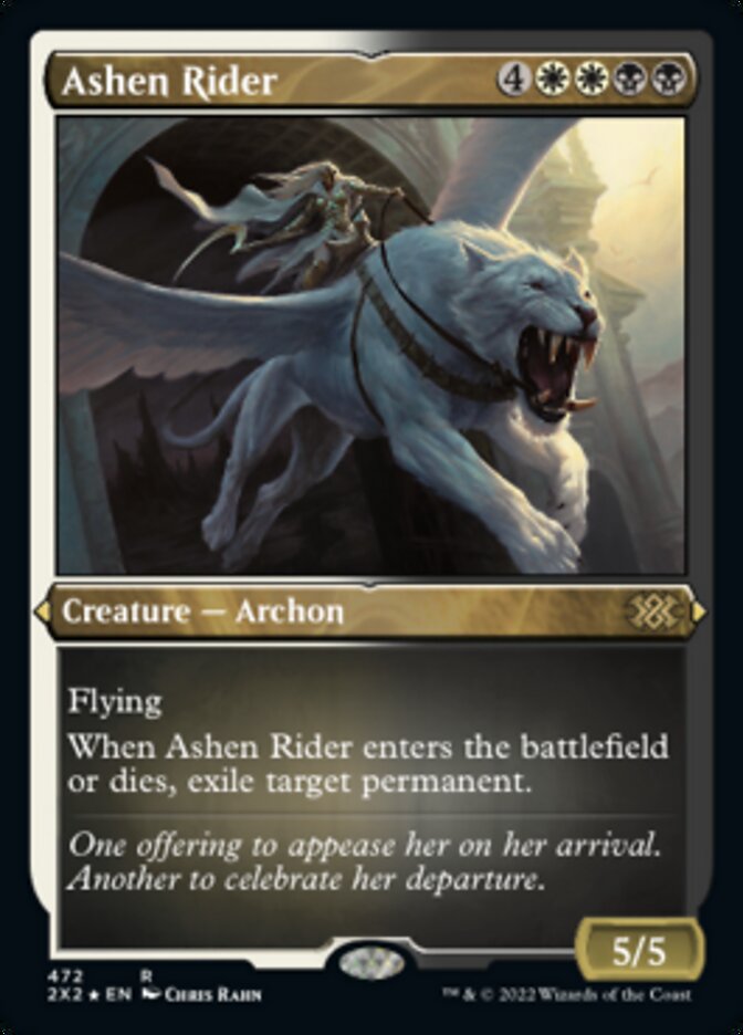 Ashen Rider (Foil Etched) [Double Masters 2022] | Silver Goblin