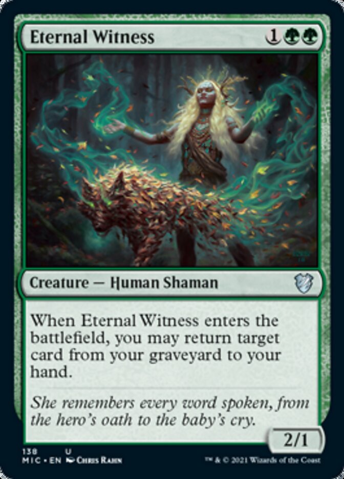 Eternal Witness [Innistrad: Midnight Hunt Commander] | Silver Goblin