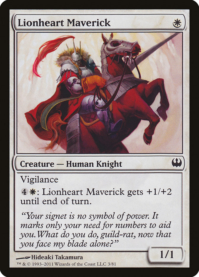 Lionheart Maverick [Duel Decks: Knights vs. Dragons] | Silver Goblin