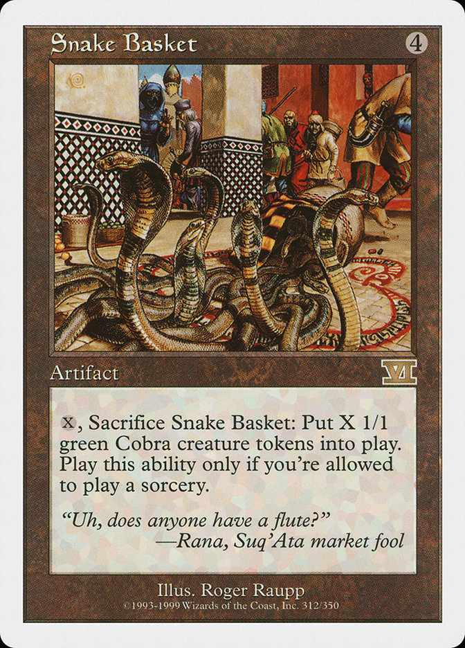 Snake Basket [Classic Sixth Edition] | Silver Goblin