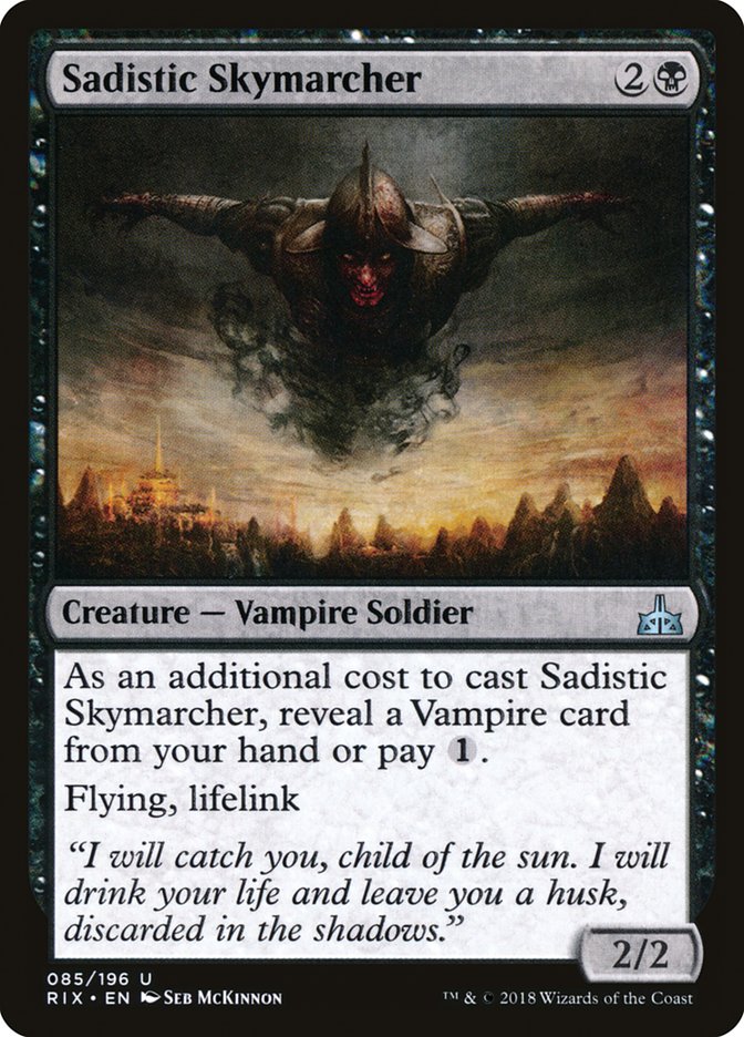 Sadistic Skymarcher [Rivals of Ixalan] | Silver Goblin