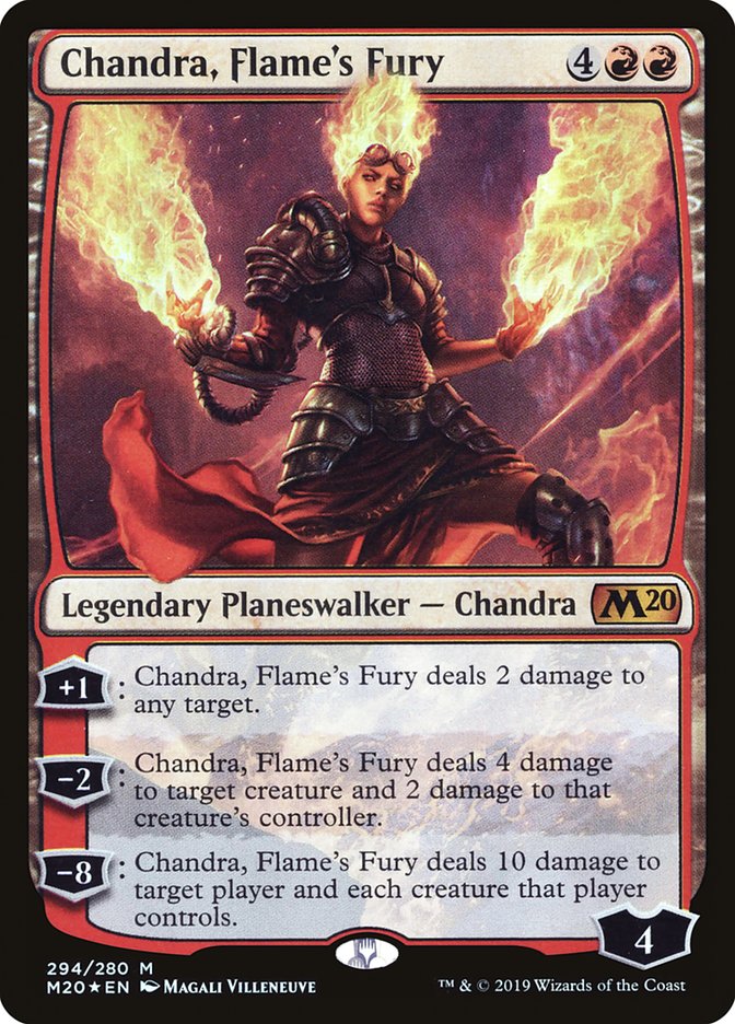 Chandra, Flame's Fury [Core Set 2020] | Silver Goblin