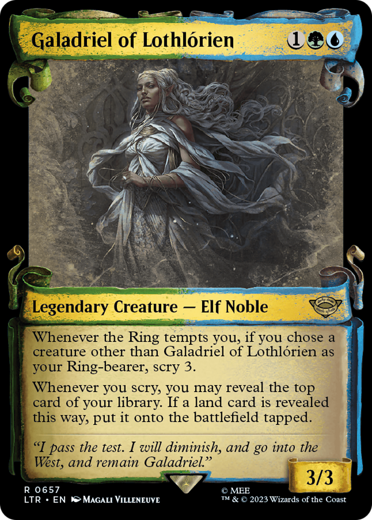 Galadriel of Lothlorien [The Lord of the Rings: Tales of Middle-Earth Showcase Scrolls] | Silver Goblin