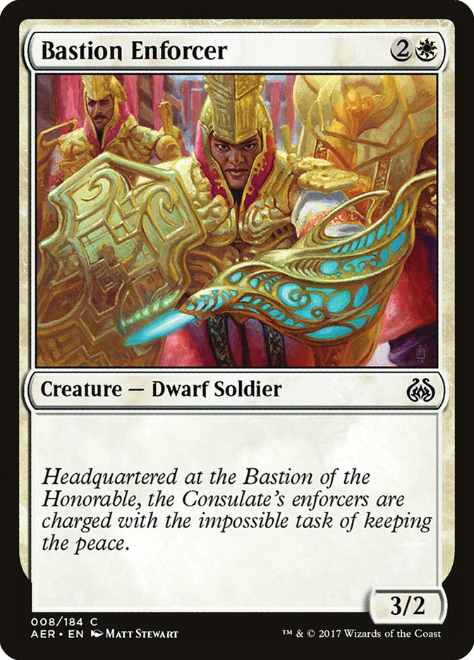 Bastion Enforcer [Aether Revolt] | Silver Goblin