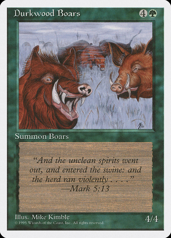 Durkwood Boars [Fourth Edition] | Silver Goblin