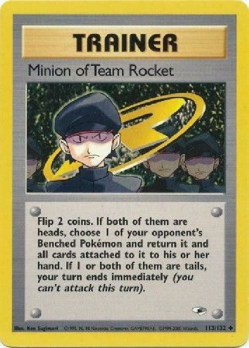 Minion of Team Rocket (113/132) [Gym Heroes Unlimited] | Silver Goblin