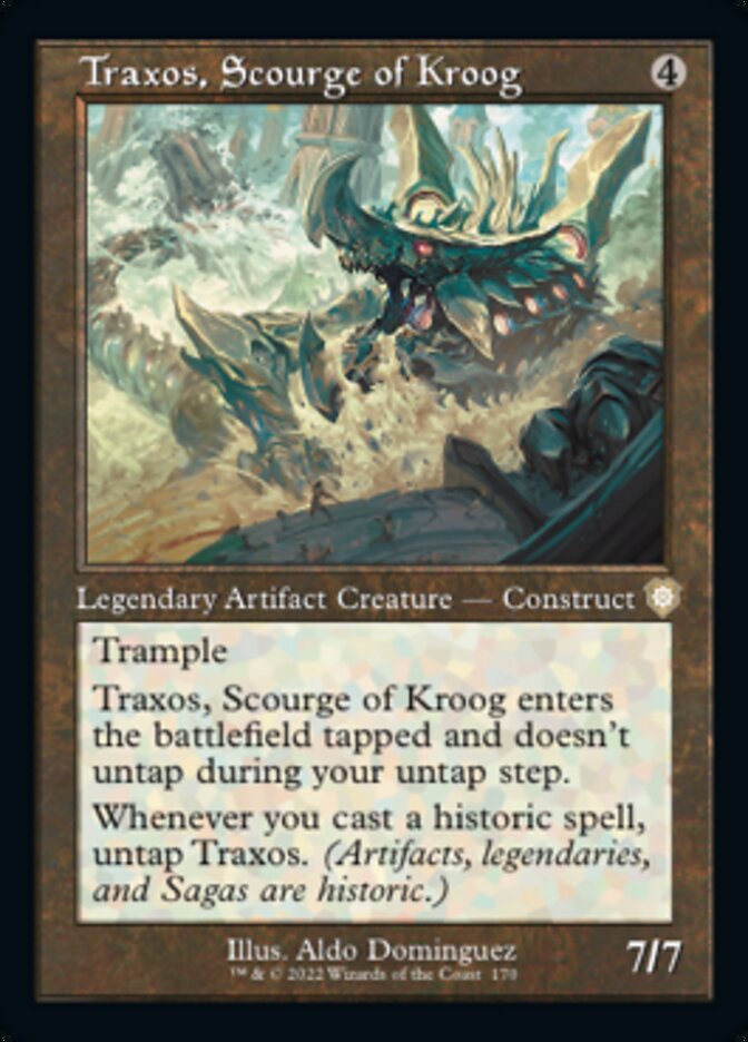 Traxos, Scourge of Kroog (Retro) [The Brothers' War Commander] | Silver Goblin