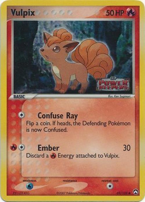 Vulpix (69/108) (Stamped) [EX: Power Keepers] | Silver Goblin