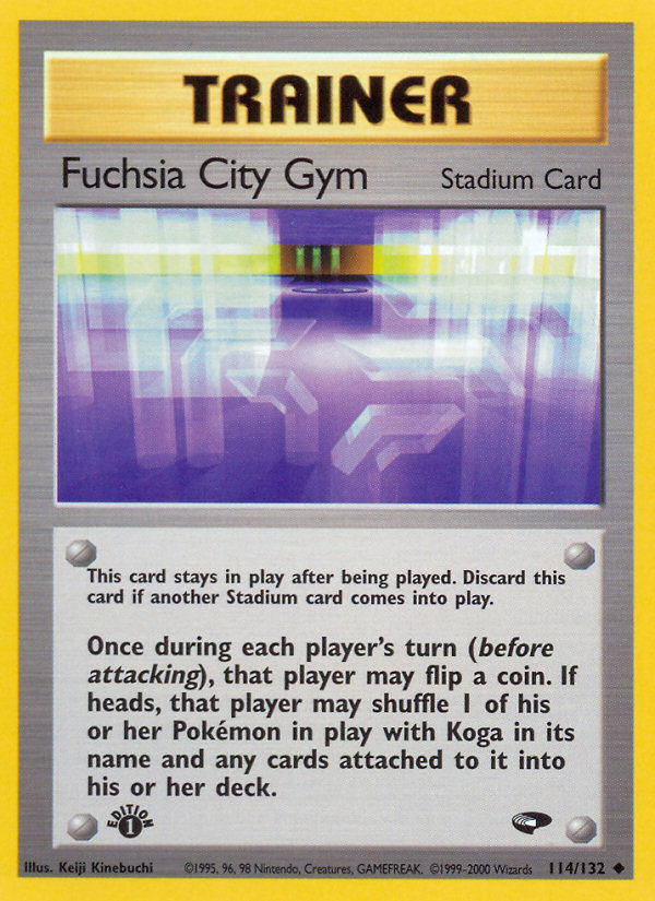 Fuchsia City Gym (114/132) [Gym Challenge 1st Edition] | Silver Goblin