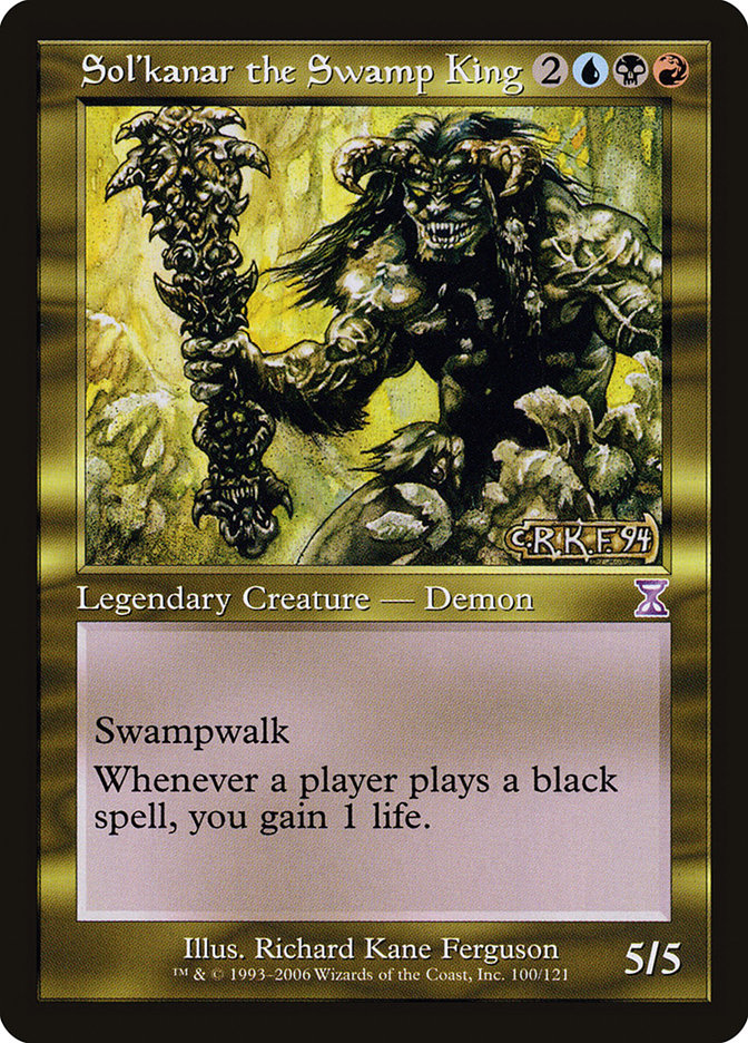 Sol'kanar the Swamp King [Time Spiral Timeshifted] | Silver Goblin