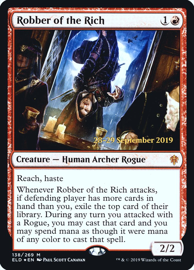 Robber of the Rich [Throne of Eldraine Prerelease Promos] | Silver Goblin