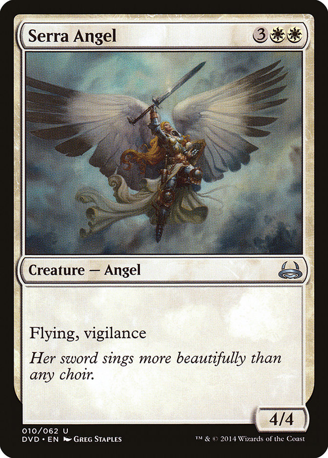 Serra Angel (Divine vs. Demonic) [Duel Decks Anthology] | Silver Goblin